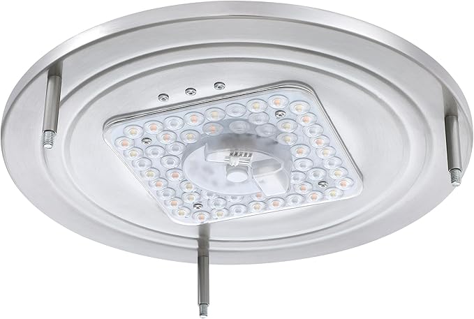 Design House Ripon 11 Inch Integrated LED Ceiling Light 2-Pack, 5 Color Temperature, Dimmable, Satin Nickel – Design House, 589598