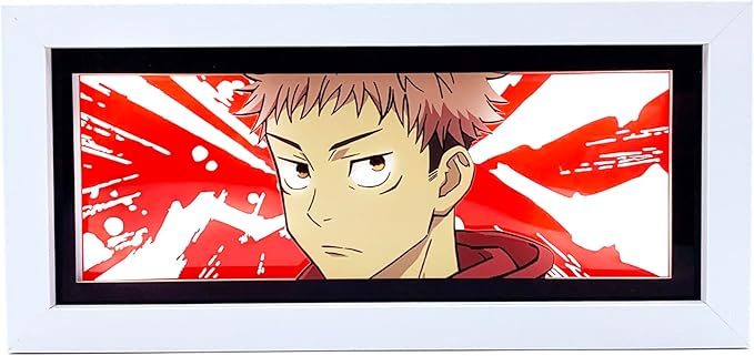 Yuji Itadori (Shibuya) Light Box - Jujutsu Kaisen – Anime Lamp Figure Night Light – 3D Anime Room Décor Gift for Otaku