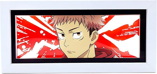 Yuji Itadori (Shibuya) Light Box - Jujutsu Kaisen – Anime Lamp Figure Night Light – 3D Anime Room Décor Gift for Otaku