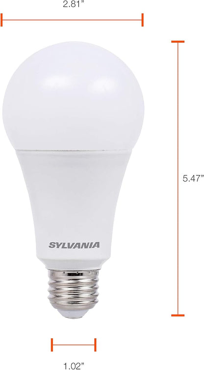 Sylvania Full Cycle 15W LED Grow Light Bulb, A19, 25 Micromoles/s, 80 CRI, Non-Dimmable, Frosted - 1 Pack (40023)