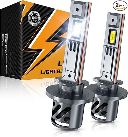 Auxbeam 880 881 Fog Lights, Q40 Series 6500K White 16000LM 885 893 899 Offroad Lights, Plug and Play, Pack of 2