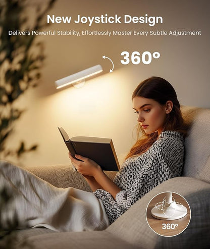PopoIron 4 Pack Wall Sconces Rechargeable 7500mAh Battery Operated Wall Lights Cordless LED Wall Lamp, Touch and Remote Control, 3 Colors Wall Lamps 360° Rotate Dimmable Brightness with 15 RGB Colors