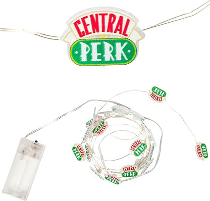 Silver Buffalo Friends Central Perk Mug 20ct Decorative String Lights, 7 Feet Long, Battery Powered (Batteries Not Included), Warm White LED, Indoor Use Only
