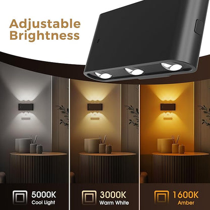 L LOHAS LED Night Light, 2 Pack Dimmable Modern LED Night Lights Plug into Wall,Dusk to Dawn Sensor Night Lights for Kid, 2000K/3000K/5000K Nightlight for Hallway Bedroom Stairway