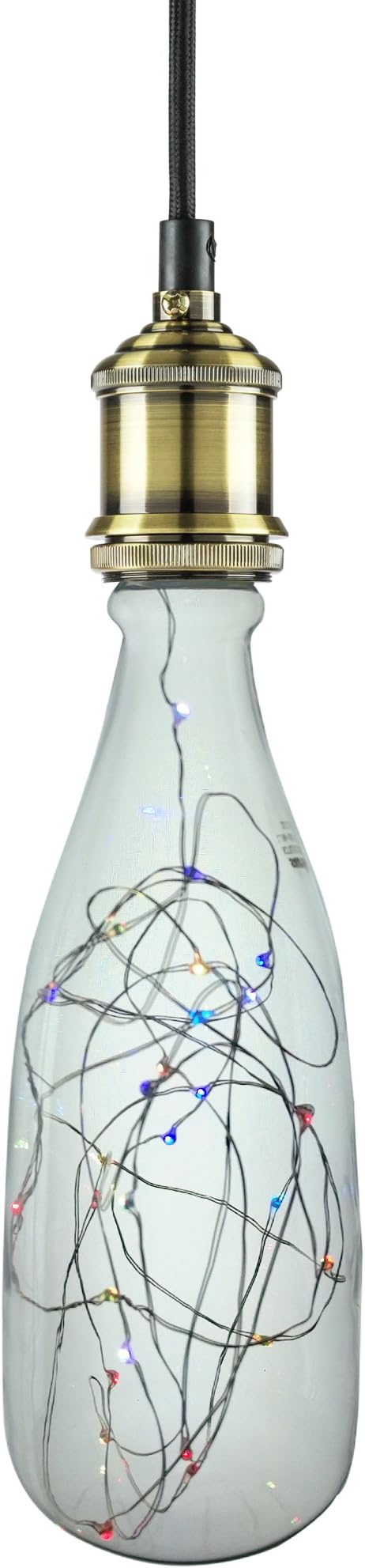 Sunlite 81195-SU LED Decorative String Light Bulb Bottle Shaped Lightbulb, 1 Pack, RGB