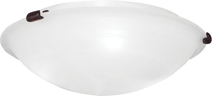 Livex Lighting 8012-07 Oasis 3 Light Ceiling Mount, Bronze