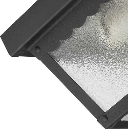 Progress Lighting 2-Light Indoor and Outdoor Flush Mount Ceiling Light, Interior and Exterior Ceiling-Mount Light Fixture for Porch Light, Patios, Garages, Hallways, Metal, 9-1/4" by 5", Black