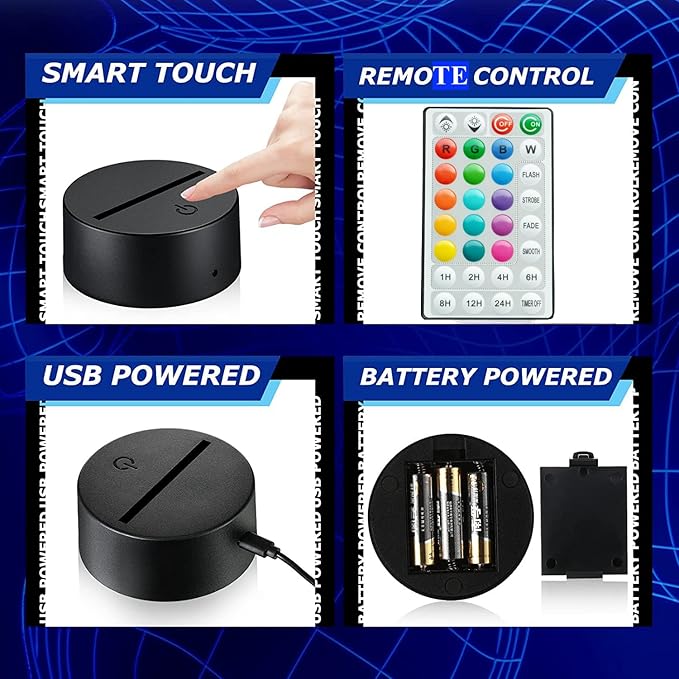 Chameleon Night Light, Lizard Gifts, 3D Illusion Lamp with Remote Control, 16 RGB Colors, 4 Flashing Modes, Timer, Dimmable, Chameleon Toy Accessories for Holiday Birthday Christmas