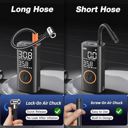 OlarHike Tire Inflator Portable Air Compressor,Electric Pump with LED Light & Digital Pressure Gauge