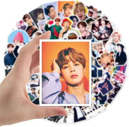 100pcs BTS Sticker Korean Boys Group Stickers for Teens Journal Cute Singing and Dancing Group Mixed Pack Stickers,Waterproof Vinyl Decals for Laptops Computer Scrapbook Phone Bumper Pad(BT100)