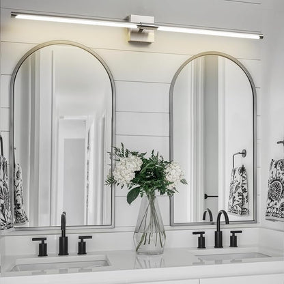 Sand Nickel 48 inch Vanity Light for Bathroom Over Mirror LED Vanity Lights Fixtures 4000K Morden Bathroom Sconce Picture Lights for Paintings (Horizontal & Vertical)
