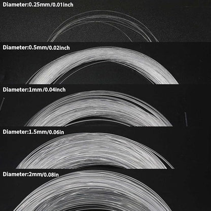 AZIMOM 50pcs*13.1ft PMMA Plastic Fiber Optic Strands End Glow 0.75mm/ 0.03in Optical Fiber Cable Roll for Star Sky Ceiling All Kind led Light Engine Source Driver