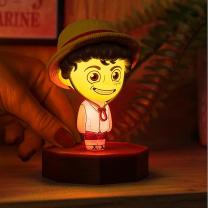 Paladone One Piece Money D. Luffy Icon Light, Officially Licensed Anime 3D Figurine LED Lamp Battery Powered Collectible Merchandise for Pop Culture Fans, Bedrooms and Home