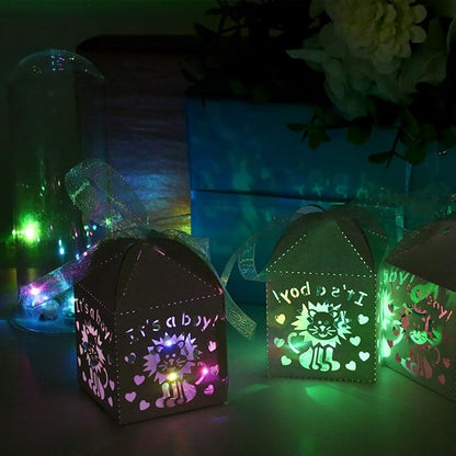 LIHAO 30PCS Mini LED Lights, Flash LED Balloons Light Up Balloons for Party Decorations Neon Party Lights for Paper Lanterns Birthday Party Wedding Easter Eggs Halloween Christmas Decoration-Colorful