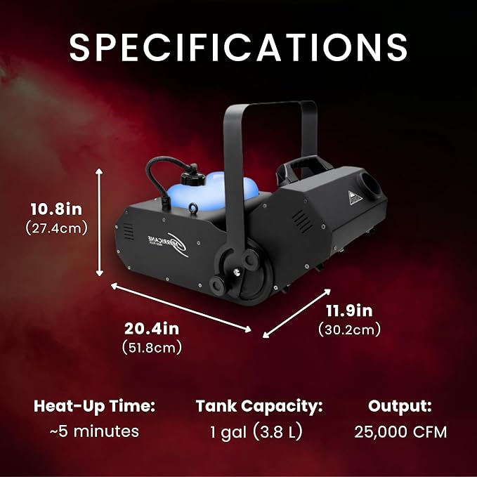 Chauvet Hurricane 1800 FLEX Fogger with Remote