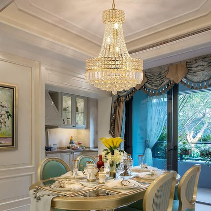 Crystal Chandeliers for Dining Room K9 Modern Crystal Chandelier Classic Luxury Imperial Style 9 Lights Chandelier Ceiling Dining Room Living Room Indoor Bedroom Chandelier