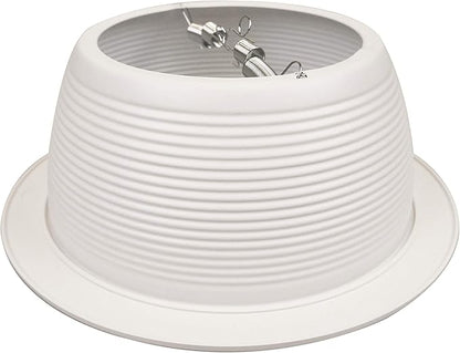 NICOR Lighting 6 inch White Recessed Baffle Trim, Fits 6 inch Housings (17511)
