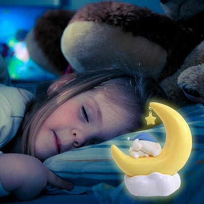iFCOW Cute Anime Character LED Night Light for Room Desk Shelf Ornament Bedside Lamp for Teen Gifts