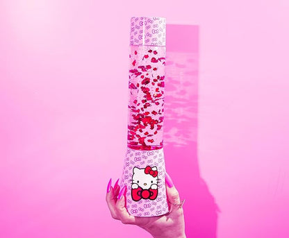 Ukonic Sanrio Hello Kitty Glitter Motion Mood Light | Nightstand Table Lamp for Bedroom, Desk | 12 Inches Tall
