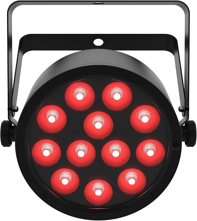 Low-profile, high-output quad-color (RGBA) LED Par compatible with ILS