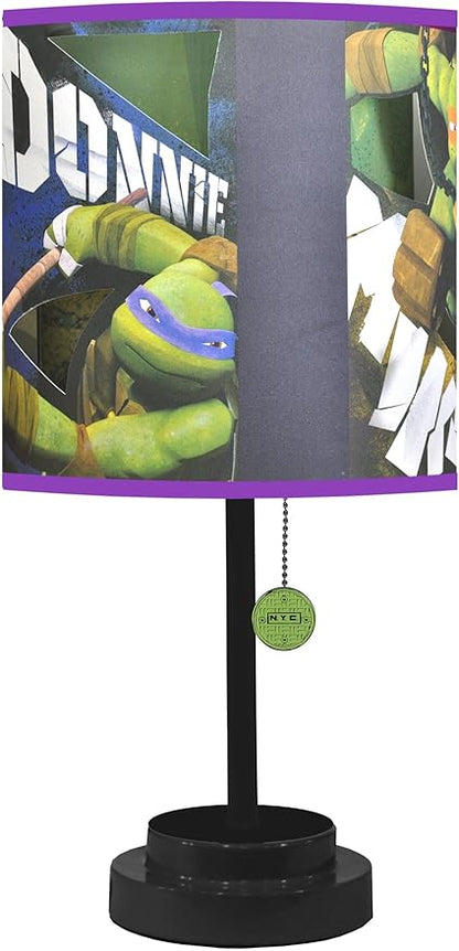 Nickelodeon Table Lamp Teenage Mutant Ninja Turtles 11.8 x 11.6 x 17.2 inches