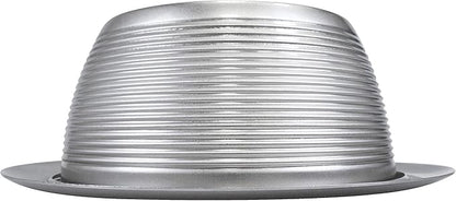 NICOR Lighting 6 inch Nickel Recessed Baffle Trim, Fits 6 inch Housings (17511NK)