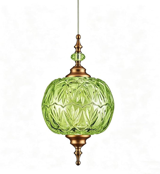 Vintage Green Pendant Lights 8.3 inch Modern Ceiling Pendant Lighting Fixtures for Kitchen Bedroom Dinning Room Living Room