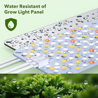 SDOVUERC Full Spectrum 1920 LEDs Grow Lights, 100W Plant Grow Lights for Indoor Plants with Daisy Chain Function, Sunlike Spectrum,4/8/12/16/20H Timer for Seed Starting(Pack10)