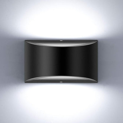 Lightess Modern Wall Sconces Indoor Wall Lamp Dimmable LED Up Down Wall Lamp 12W for Bedroom Living Room Staircase, Cool White