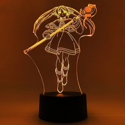 Otaku Lamps Frieren Frieren – Anime Night Light, 16 Color RGB LED – Gift for Otaku
