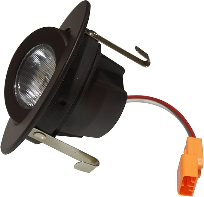 NICOR Lighting 2 inch LED Gimbal Downlight in Oil-Rubbed Bronze, 3000K (DLG2-10-120-3K-OB)