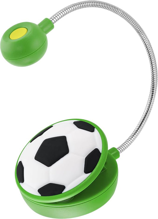WITHit Clip On Book Light – Dimmable LED Reading Light for Books and eBooks, Reduced Glare, Portable, Cute Bookmark Light for Kids & Adults, Batteries Included (Soccer, in The Zone)