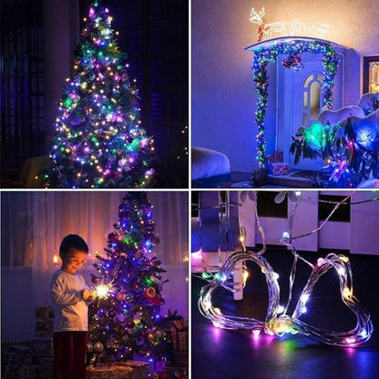 Ostwiki Fairy Lights Battery Operated, 6-Pack Mini String Lights, 20 LED 7ft Twinkle Firefly Starry Lights for DIY Craft Mason Jar Bedroom Wedding Party Table Christmas Decoration (Colorful)