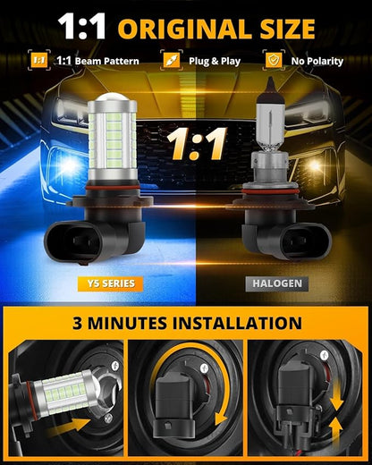 Auxbeam H 10 Blue Fog Lights Offroad Lights