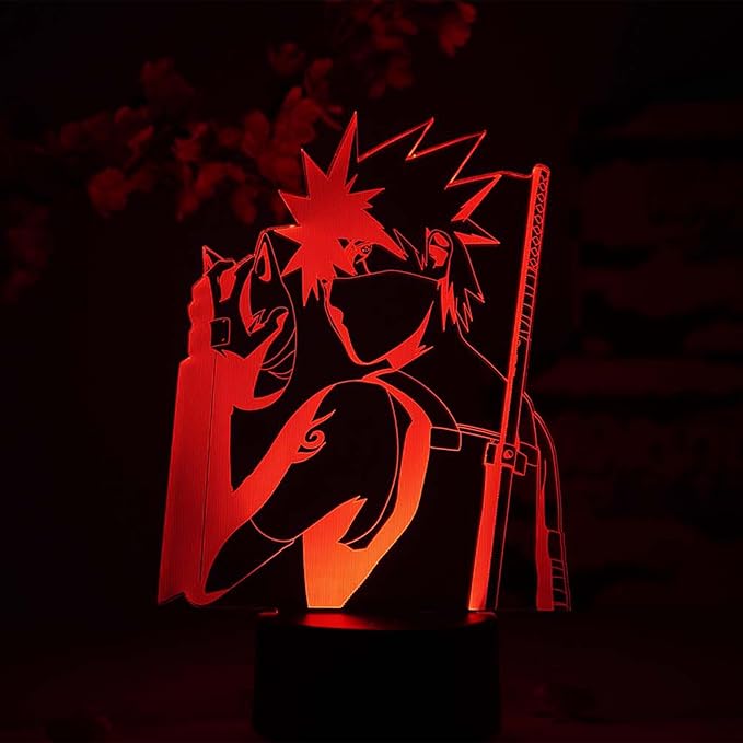 Otaku Lamps Kakashi ANBU Naruto – Anime Night Light, 16 Color RGB LED – Gift for Otaku