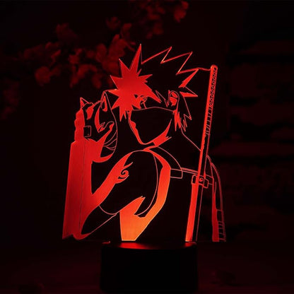 Otaku Lamps Kakashi ANBU Naruto – Anime Night Light, 16 Color RGB LED – Gift for Otaku