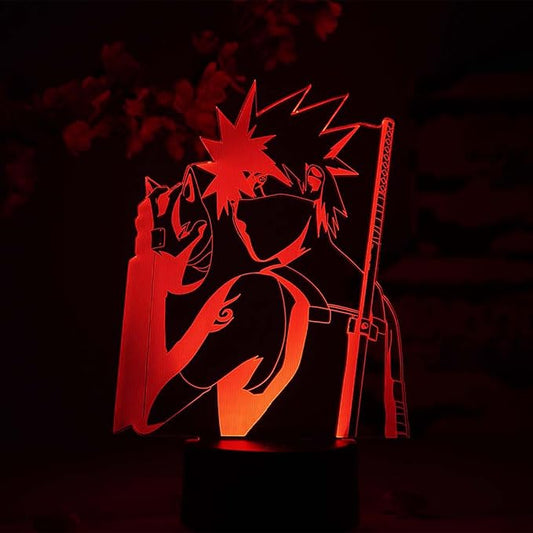 Otaku Lamps Kakashi ANBU Naruto – Anime Night Light, 16 Color RGB LED – Gift for Otaku