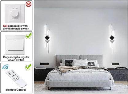 Qcyuui Linear Ceiling Light Modern LED Ceiling Lamp Dimmable Acrylic Ceiling Lighting Fixture with Remote Control for Bedroom Kitchen Dining Room Cloakroom Hallway(45W/39.4in/Linear Square)