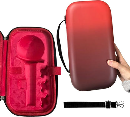 Case for Strays Lightstick - Clear Travel Carrying Storage Bag Holder for Ver.1 / Ver.2 Light Stick - Crossbody Protective Cover Merch for K-pop Fans Gift (Red)