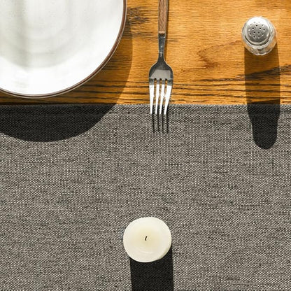 Artoid Mode Coffee Brown Table Runner, Seasonal Fall Washable Kitchen Dining Table Decoration for Home Party Decor 13x108 Inch