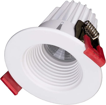 NICOR Lighting 2 inch Round LED Recessed Downlight in White, 4000K (DRD211204KWH)