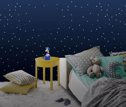 Lexibook, SEGA Sonic The Hedgehog, LED Pocket Night Light for Children's Room, Soft Light, Battery Operated, Blue, NLJ01SN