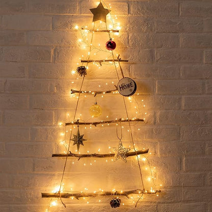 Fairy Lights Plug in, 10Ft 200LEDs String Lights with Remote, 8 Lighting Modes, Copper Wire Waterproof Firecracker Lights for Ceiling Bedroom Wreath Wedding Christmas Tree Decorations, Warm White
