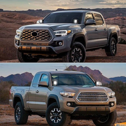 Nilight Ditch Light Brackets Auxiliary Offroad Work LED Pod A-Pillar Hood Mounts for 3rd Gen Tacoma 2016 2017 2018 2019 2020 2021