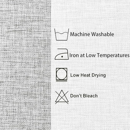 Hiasan Faux Linen Rectangle Tablecloth - Wrinkle and Stain Resistant Washable Table Cloth for Kitchen Dining Room Holiday Table Cover for Dinner, Light Grey, 60 x 102 Inch