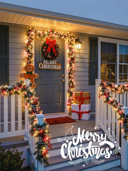 Red Clear Christmas Lights,13FT 50 Count Incandescent Mini Light,White Wire Christmas String Lights Plug in Waterproof for Tree Xmas Wedding Indoor Outdoor Valentine's Day Decor (Red Clear, 50 Count)