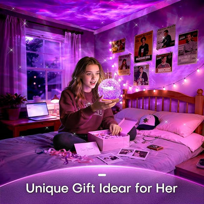 Ambient Lighting, 216 Modes Mood Lighting, 3-in-1 Sunset Lamp & Ocean Lamp & Northern Lights Projector with Remote, Mothers Day Gift Ideas, Room Lights for Bedroom,13 Year Old Teen Girl Gifts