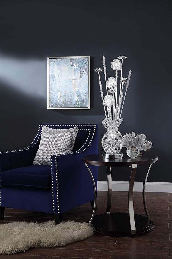 Homelegance Decorative LED Lighting Table lamp Silver