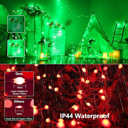 Brizled Color Changing Fairy Lights, 66ft 200 LED Easter Fairy Lights with Remote, Pastel Twinkle Light Dimmable Christmas Light Rainbow Xmas Lighting for Xmas Easter Halloween Party Wedding Tree Home