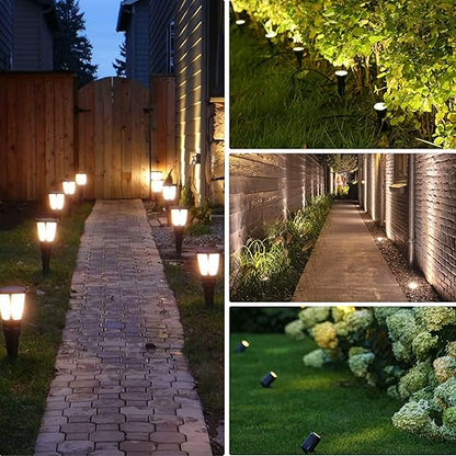 SUNVIE Low Voltage Wire Connector Fastlock2 Landscape Lighting Wire Connectors Waterproof Low Voltage Connector 12-18 Gauge Landscape Wire Connectors for Garden Light Pathway Lights, 8 Pack